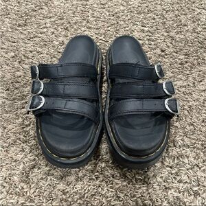 Dr. Martens Blaire leather slide sandals size 8